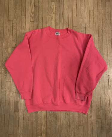 Vintage Vintage 90s Pink Oneita Sweatshirt Blank C