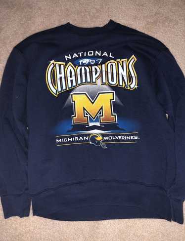 Vintage 1997 Michigan Wolverines national champs v