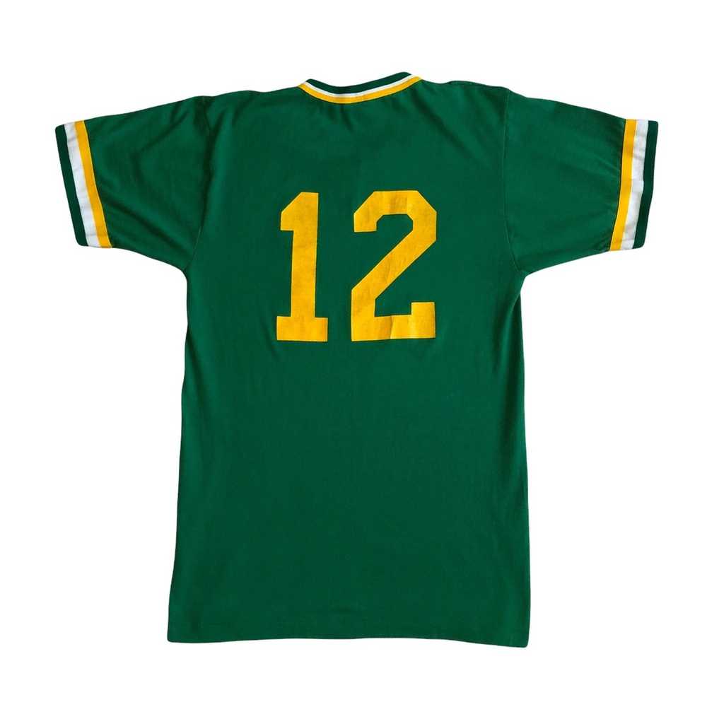 Russell Athletic Oakland A's #12 Vintage Russell … - image 8