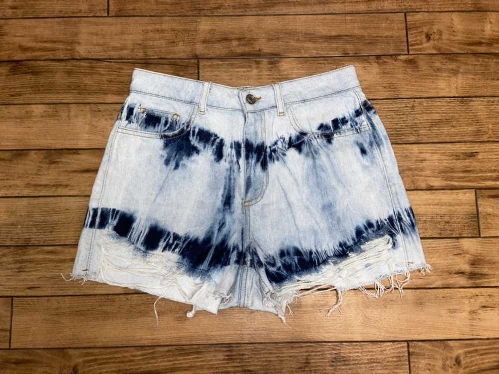 Zara ZARA Distressed Denim Shorts - image 1