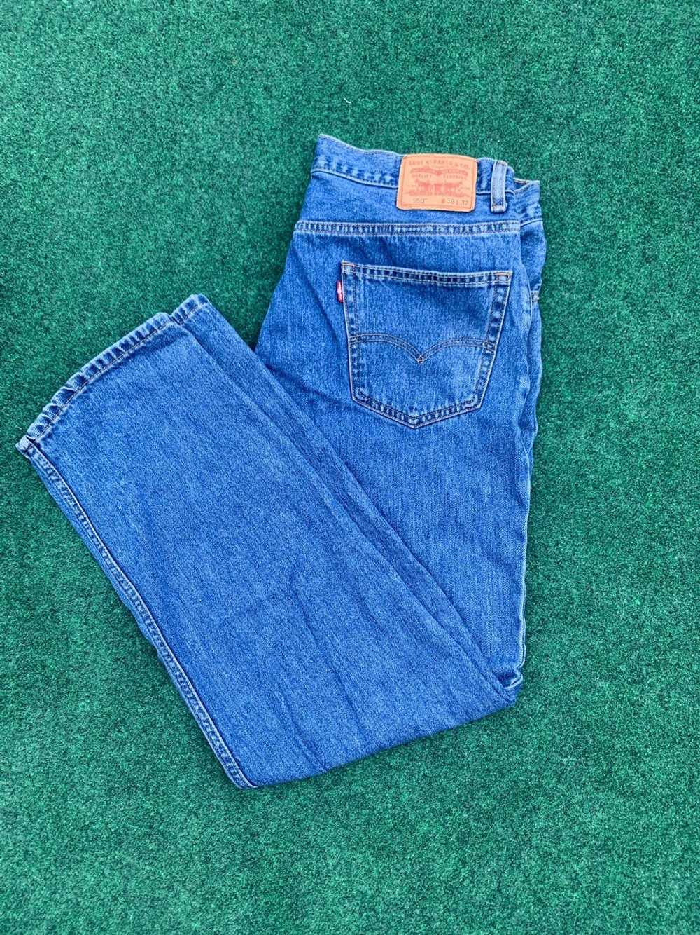 Levi's Vintage Levi’s 550 dark wash jeans - image 1