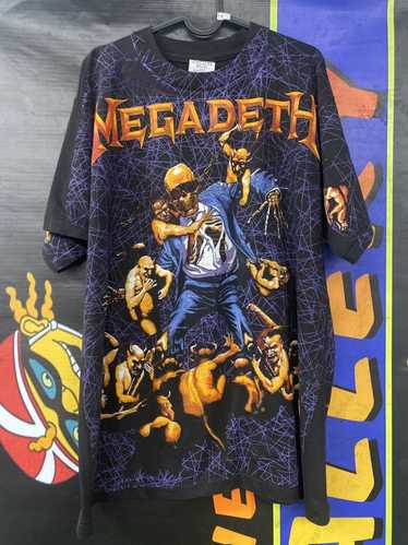 Vintage Megadeath aop band shirt