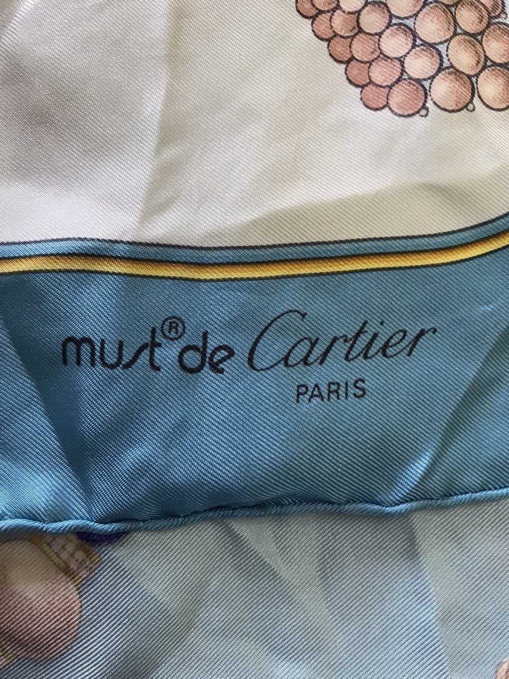 Cartier Must de Cartier Paris Silk Scarf - image 4