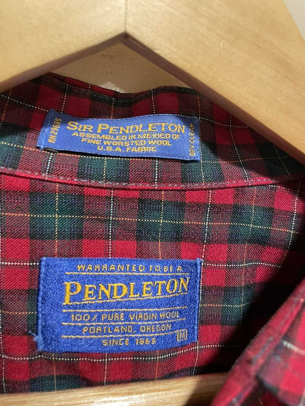Pendleton Vintage pendleton button up long sleeve… - image 6