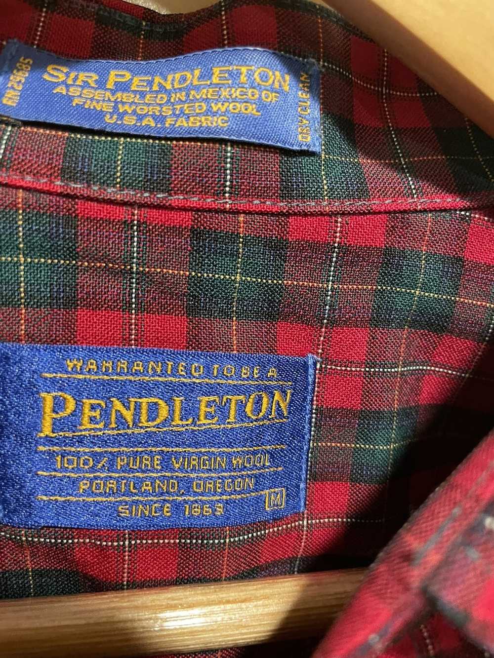 Pendleton Vintage pendleton button up long sleeve… - image 7