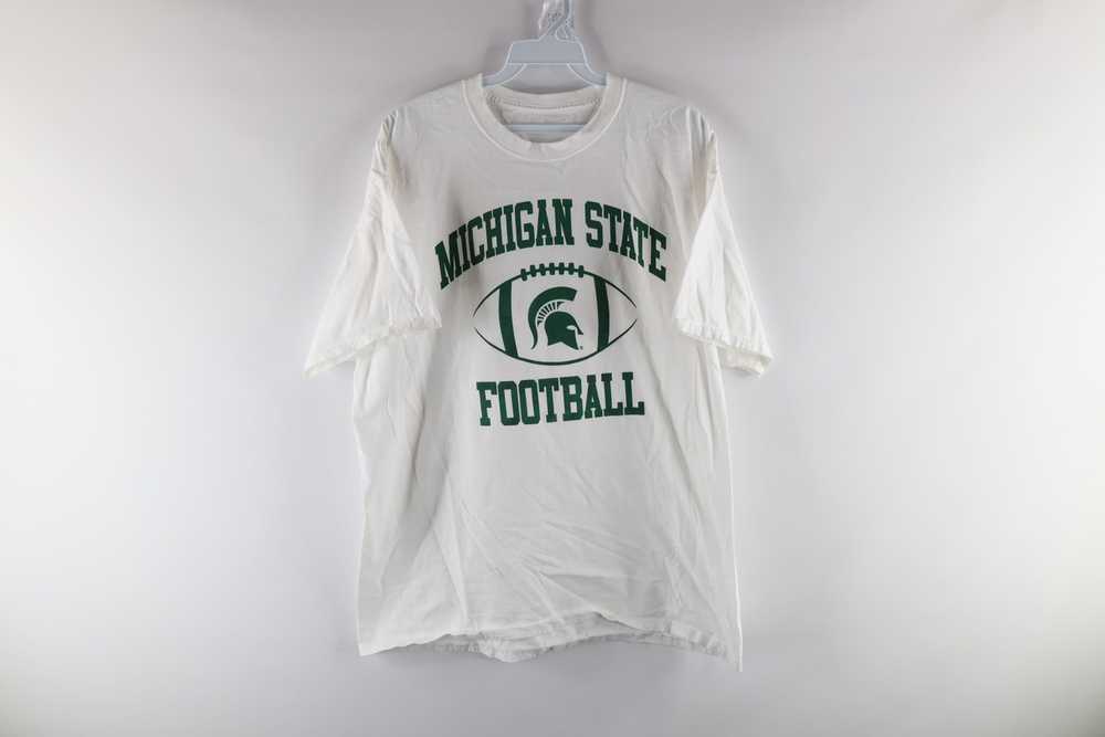 Vintage Michigan State University Football Double… - image 1