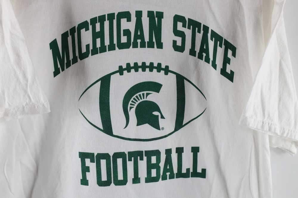 Vintage Michigan State University Football Double… - image 4