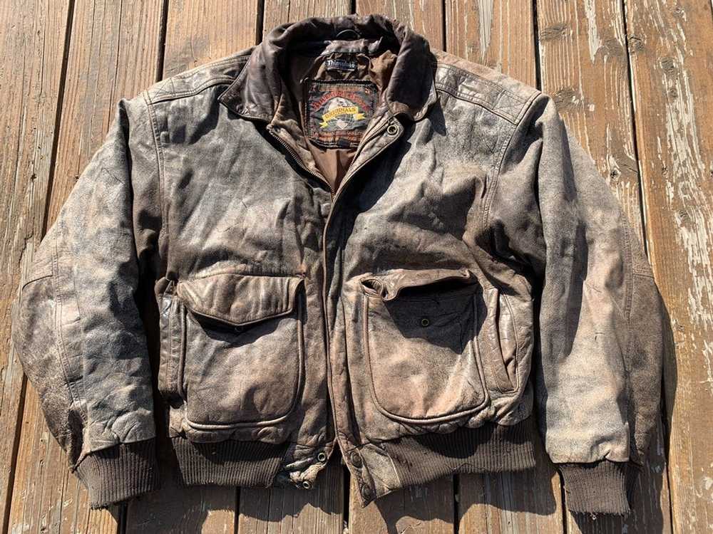 Adventure Bound × Vintage Vintage Leather Jacket - image 5