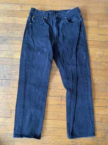 Carhartt Mens Jeans 36x32 (35 30) Blue Denim Work Gear Distressed