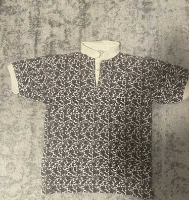 Generic Bandana Printed Cream Base Polo Shirt - image 1