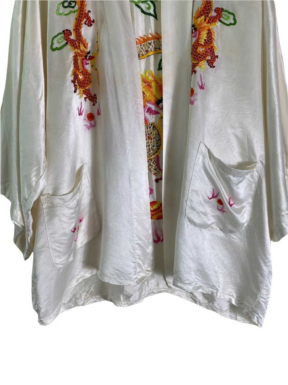 Japanese Brand × Kimono Japan Dragon Vintage Kimo… - image 6
