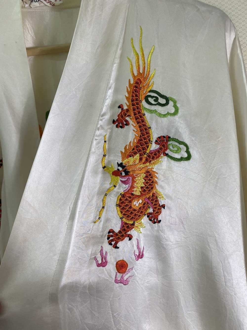 Japanese Brand × Kimono Japan Dragon Vintage Kimo… - image 7