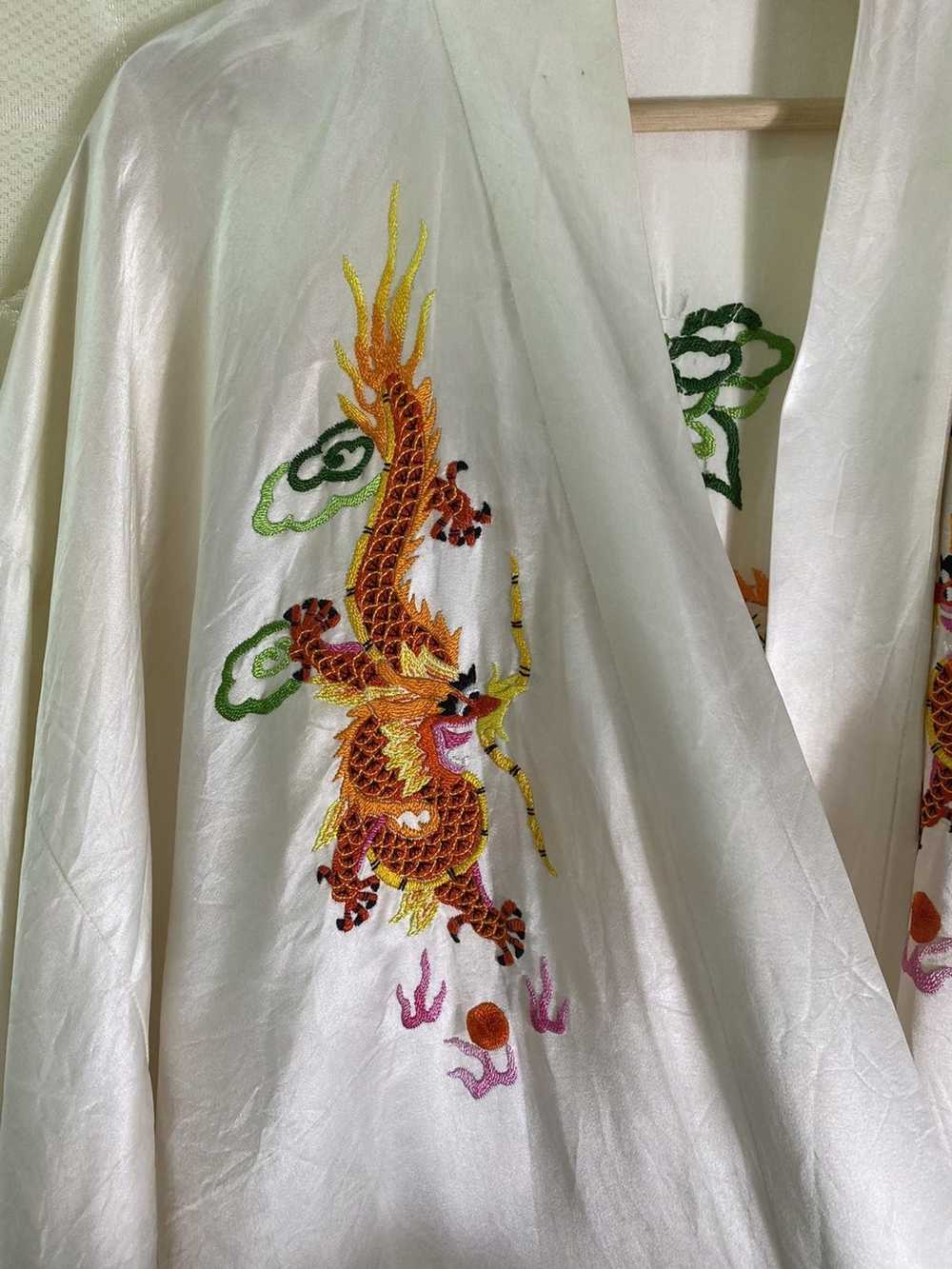 Japanese Brand × Kimono Japan Dragon Vintage Kimo… - image 8