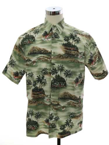 1990's Campia Moda Mens Cotton Hawaiian Shirt