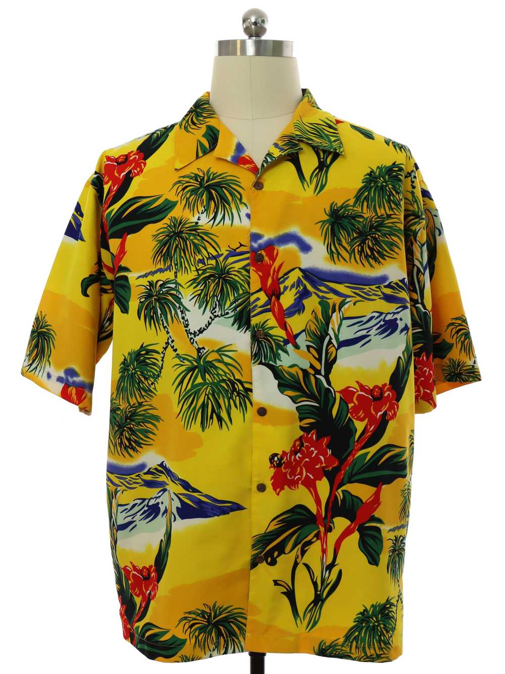 1980's Hawaiian Vintage Collection Mens Hawaiian Shirt - Gem