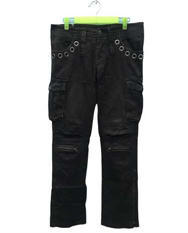 Size 31x33 Semantic Design Cargo Pants Black Bondage Pants