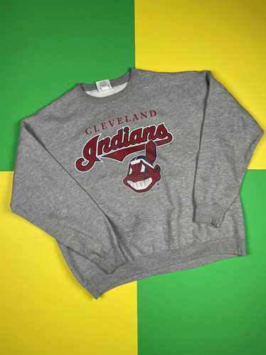 Cleveland Indians Wahoo Long SleeveT-shirt Red Small – GPS Sports Gallery
