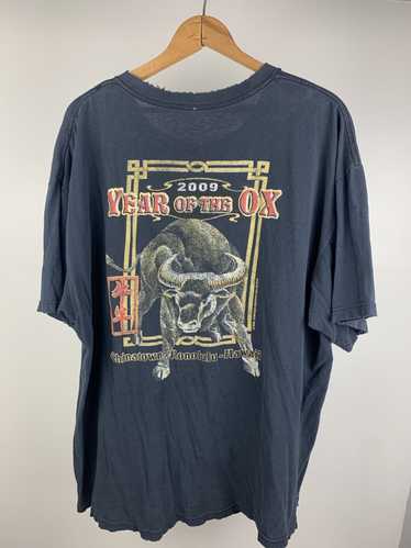 Vintage Y2K 2009 Thrashed Year of the Ox Tee