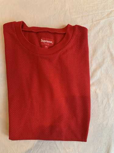 Supreme Supreme Red Mesh T shirt