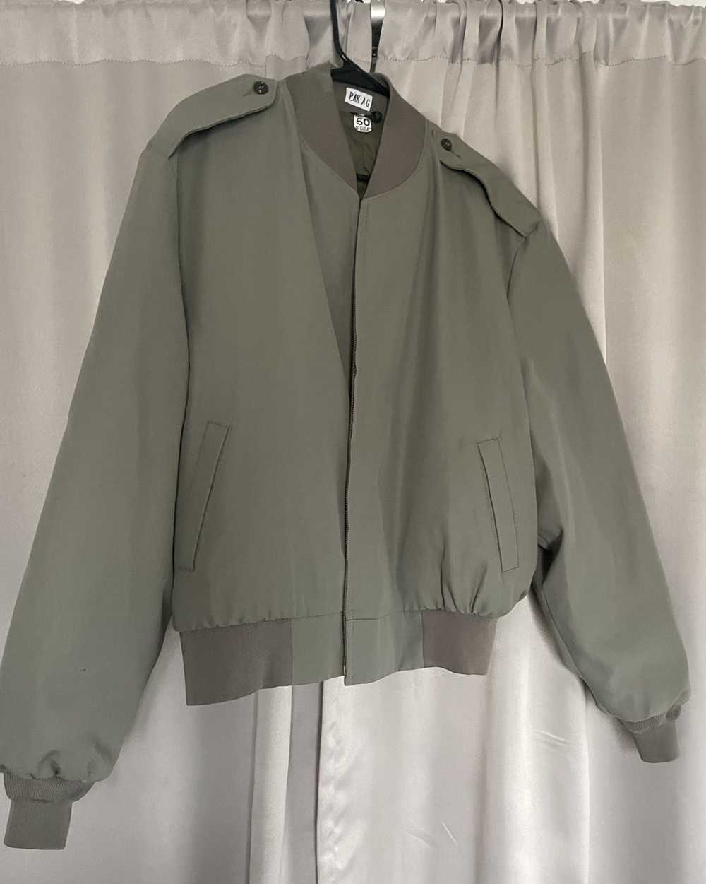 Vintage Vintage Olive Light Bomber Jacket - image 1