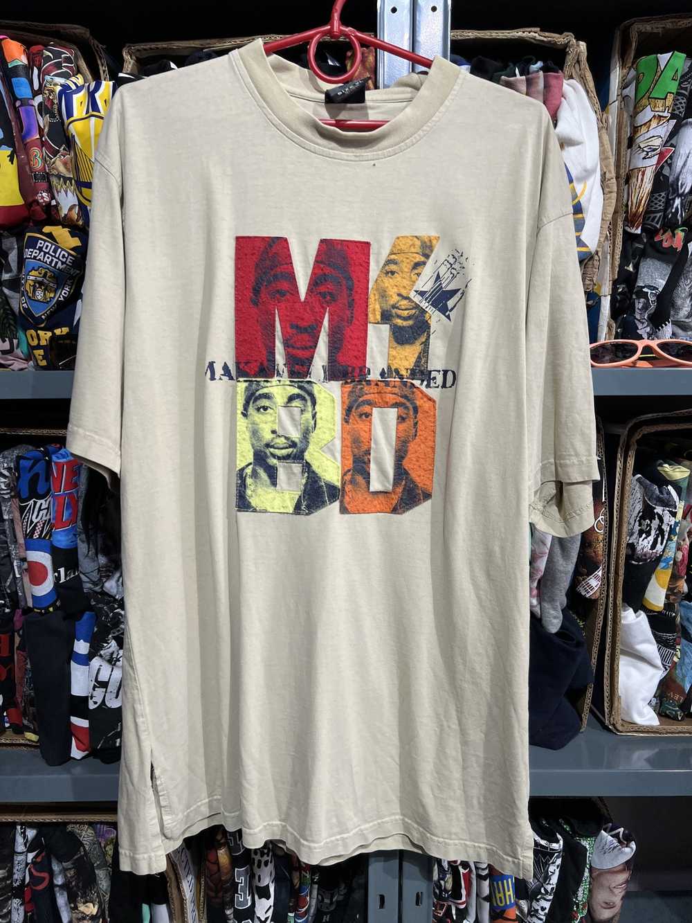 Makaveli × Rap Tees × Vintage Makaveli t shirt si… - image 1
