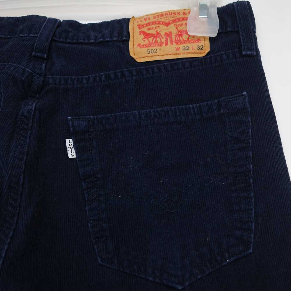 Levi's × Vintage Lot 502 Navy Regular Tapered Fit… - image 3