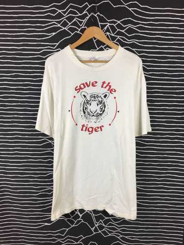 Art × Vintage × Wwf 90s Oneita WWF Save The Tiger 