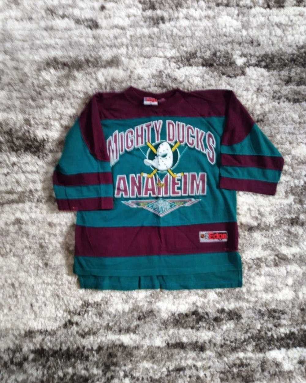 Greg Goldberg Mighty Ducks #33 Headgear Classics Authentic Hockey Jersey  XXL