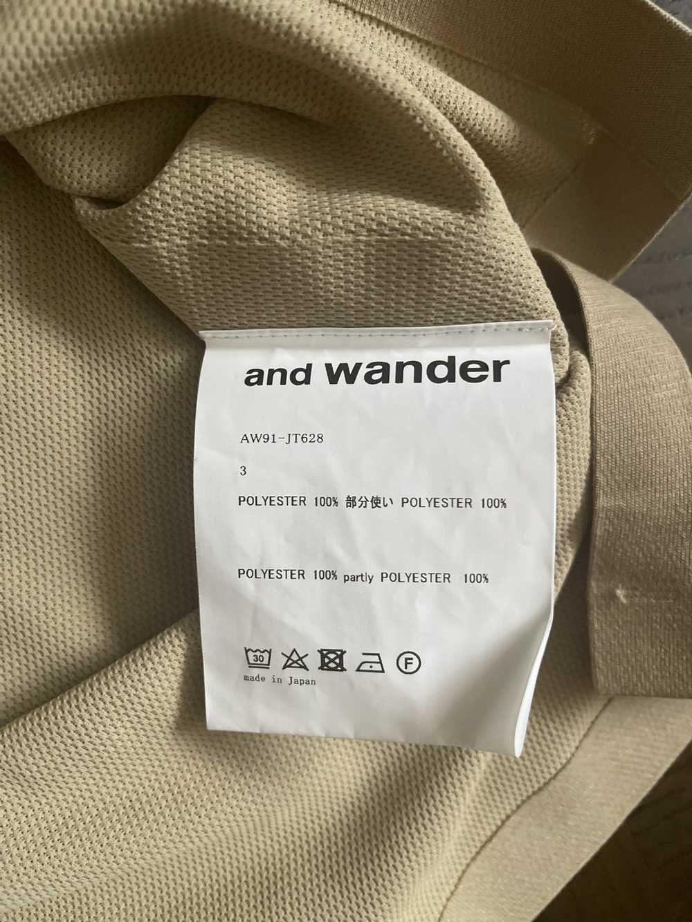 And Wander and wander Zip Pocket Tee - image 5