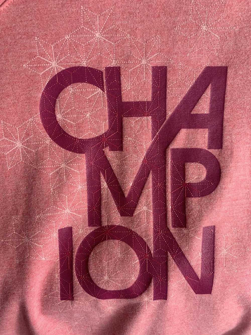 Champion Pink Champion Essential Double Dry V-Neck - image 2