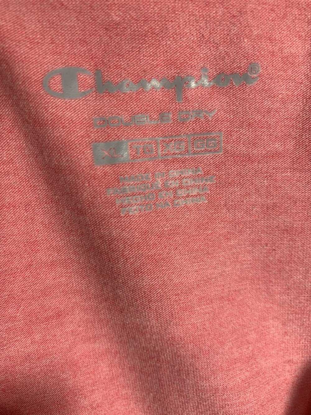 Champion Pink Champion Essential Double Dry V-Neck - image 4