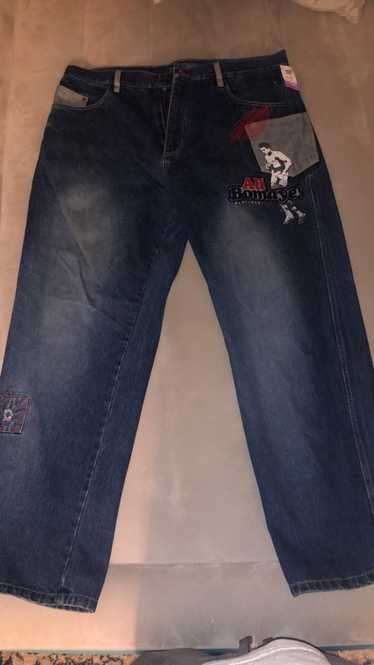 Fubu × Vintage Denim Muhammad Ali pants by platinu