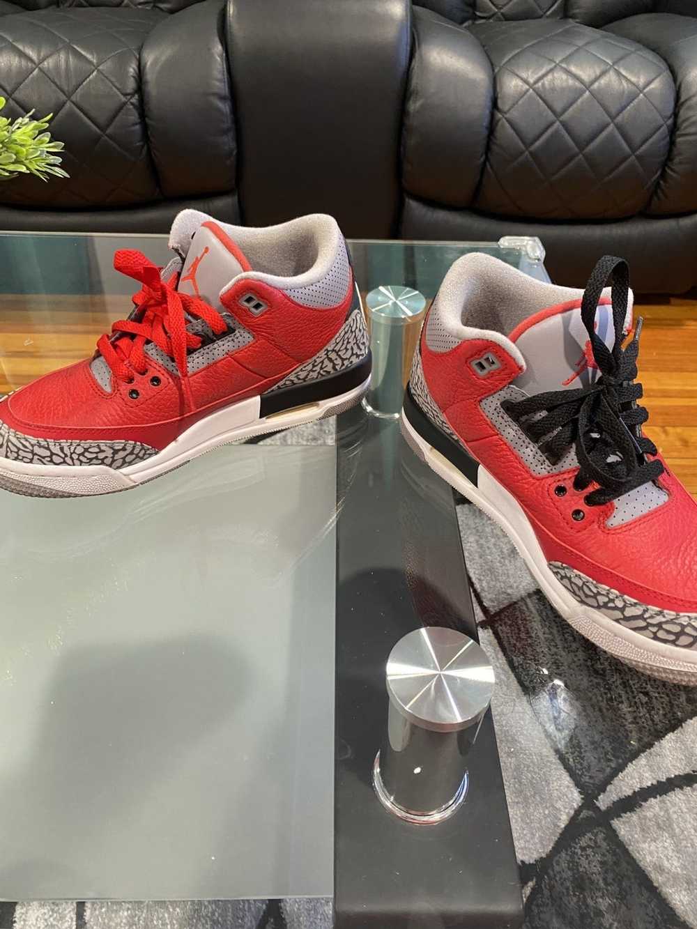 mens jordan 3 retro fire red cement