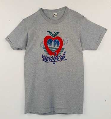 80s The Big Apple Tシャツ Big Apple Tshirt. New York City by Worn Free. NY Tee.