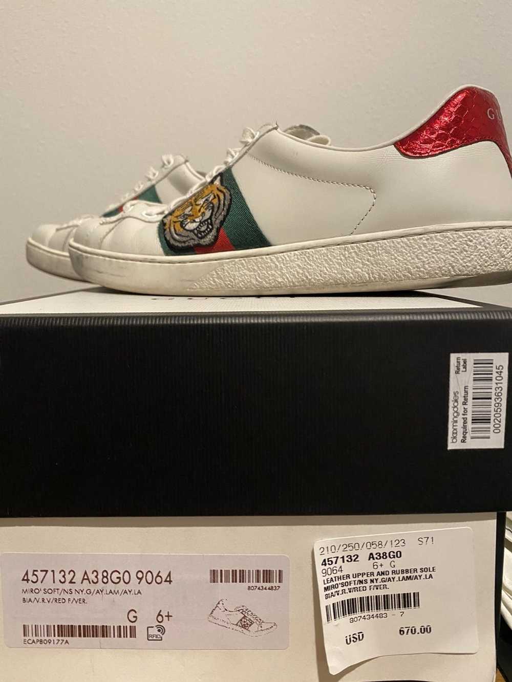 Gucci Gucci Ace Embroidered Tiger Sneakers - image 7
