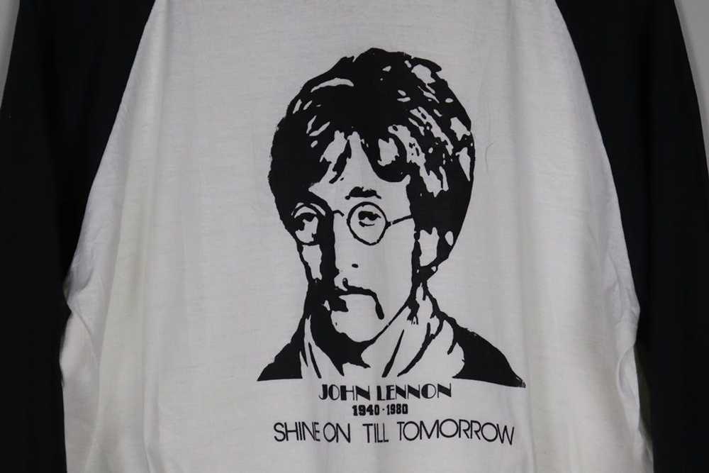 John Lennon × Rock T Shirt × Vintage Vintage Rare… - image 3