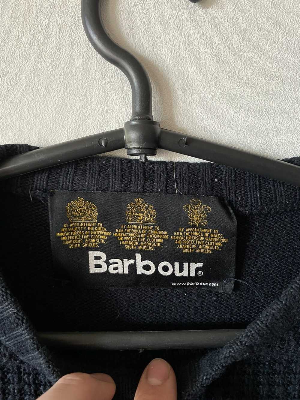 Barbour × Luxury × Vintage Barbour knit sweater - image 3