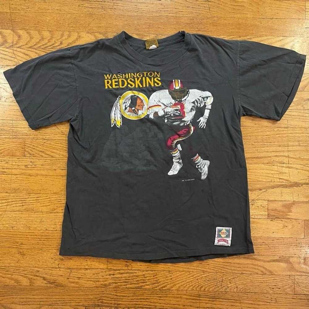 WASHINGTON REDSKINS VINTAGE 1990'S NUTMEG T-SHIRT ADULT LARGE