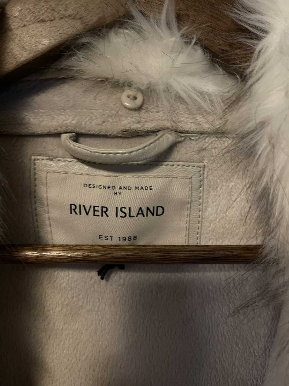 River Island River island leather Jacket with rem… - image 7