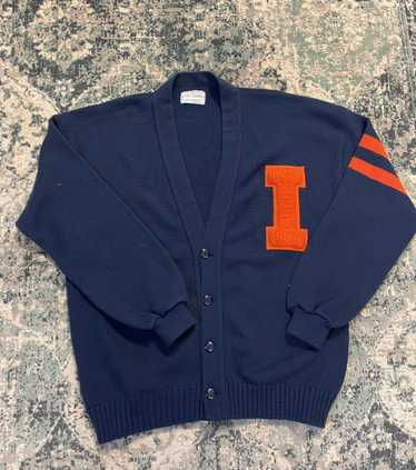 Vintage Sportswear by Jagger Shetland Wool Sweater Mens XL Blue Crewneck  Jumper