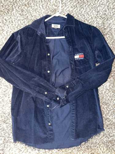 Tommy Hilfiger Blue corduroy Tommy Hilfiger button