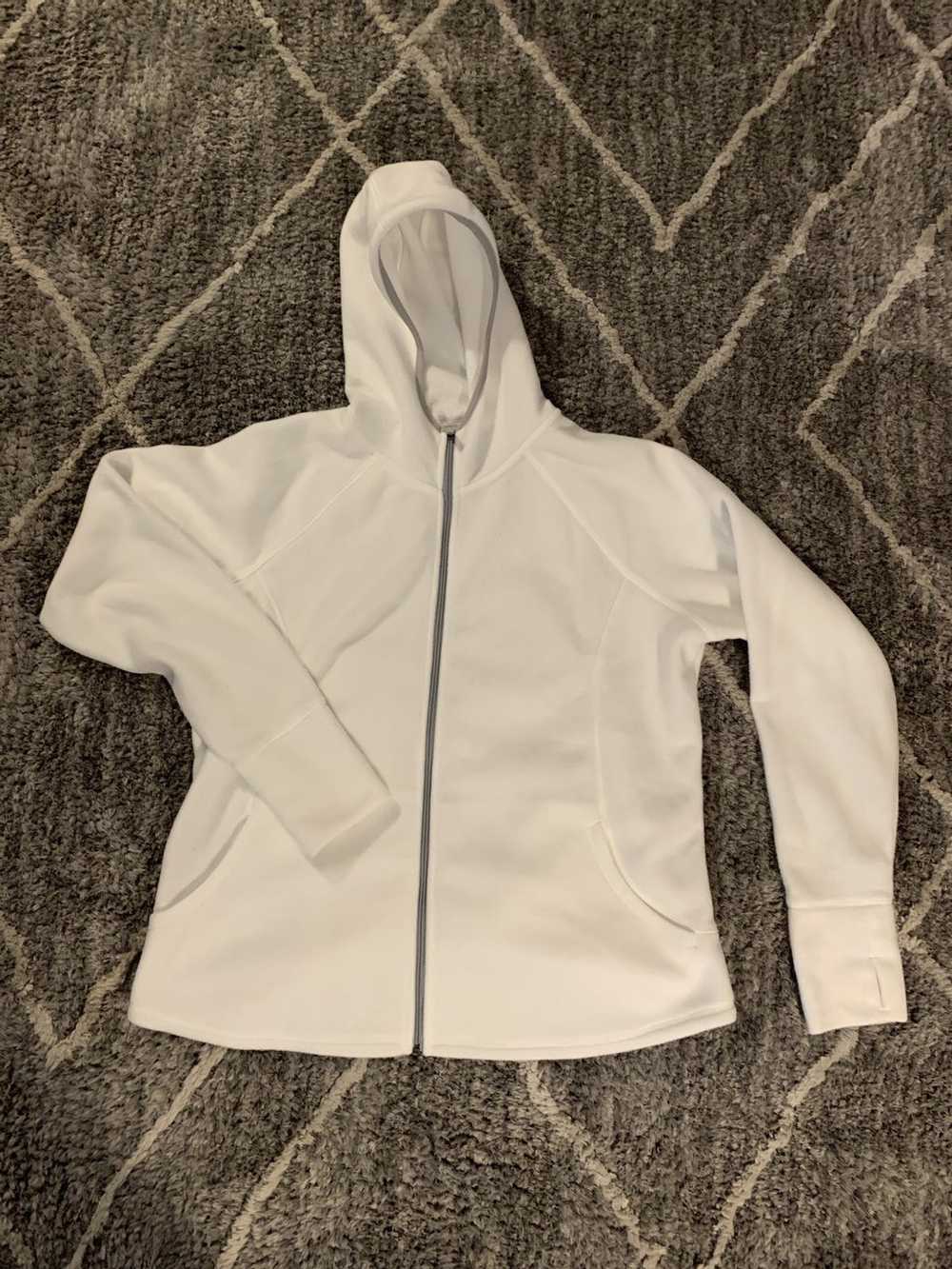 Tek Gear White micro fleece hoodie - image 2
