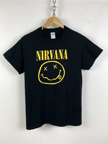 Band Tees × Nirvana × Vintage Nirvana Smiley Big L
