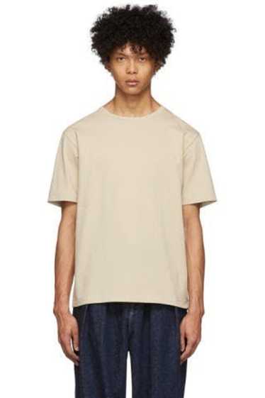 Japanese Brand × Kuro Beige Paralleled Yarn Tee