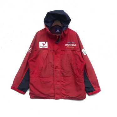 Honda Budweiser Rain top Jacket Mens