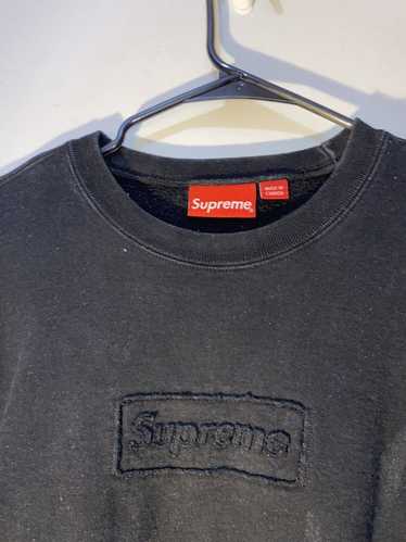 【新品未使用】supreme Cutout LogoCrewneck おまけ付き