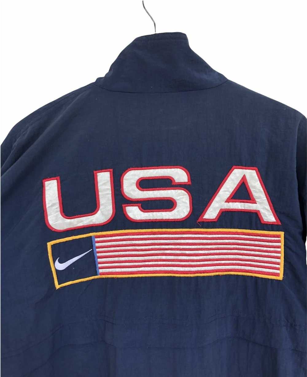 Nike Vintage Nike Big Back USA Flag Jacket - image 4