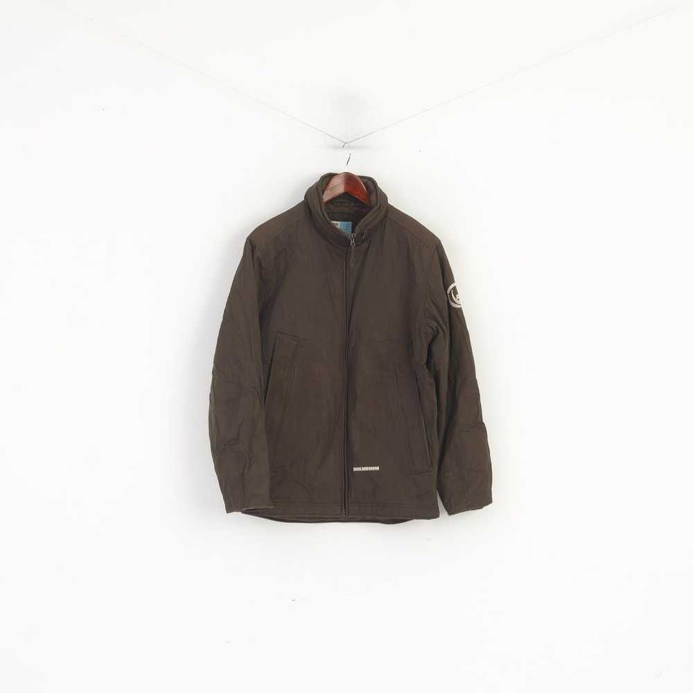 Vintage Duck And Cover Men M Jacket Brown Shiny P… - image 1