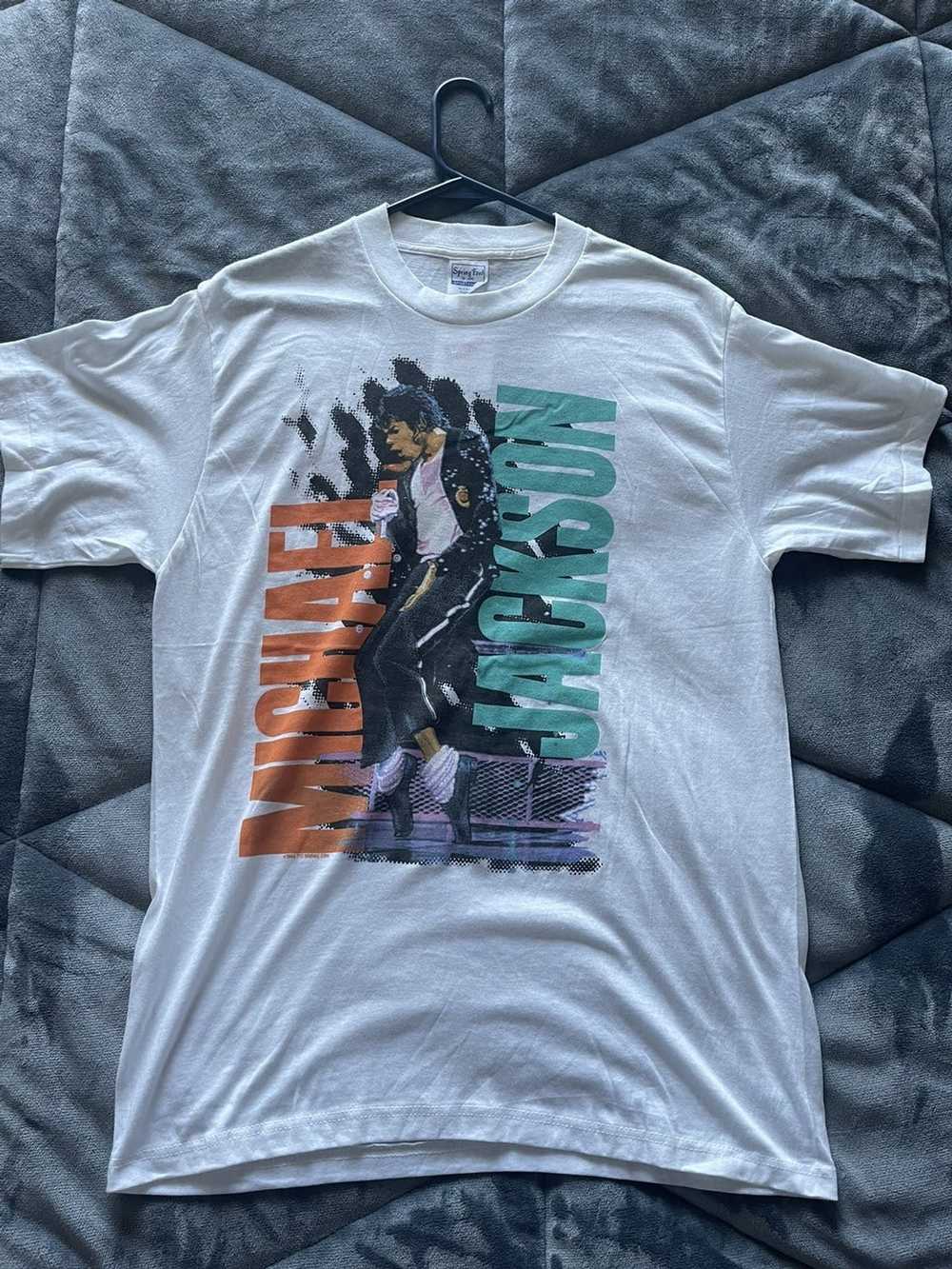 Vintage Vintage Michael Jackson Bad Tour ‘88 T-Sh… - image 2