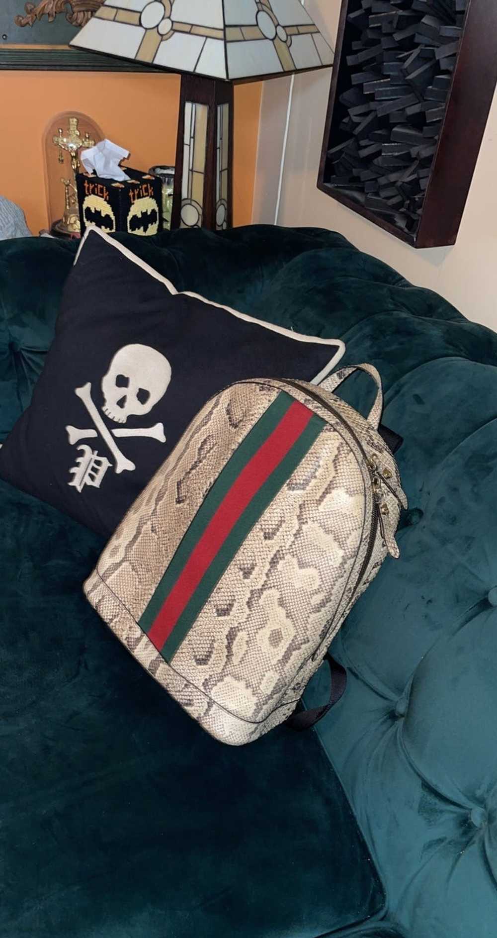 Gucci Gucci python backpack men’s unisex - image 1